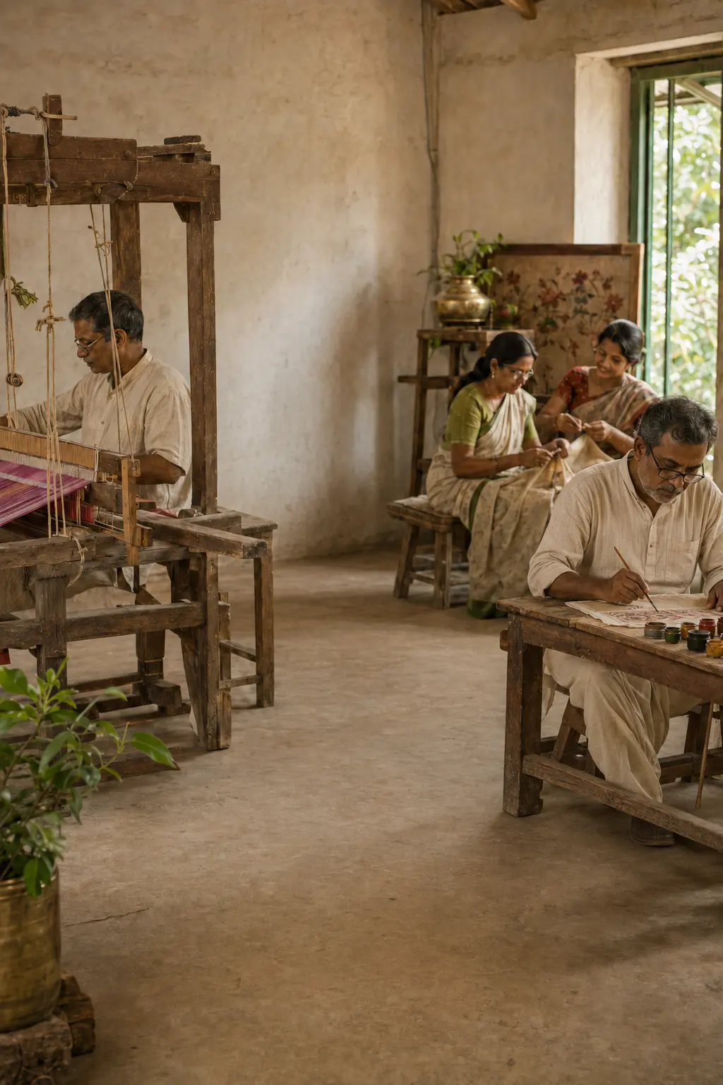 Golpo by Ghosh and Daughters, illustrated with Kolkata heritage architecture and a tram